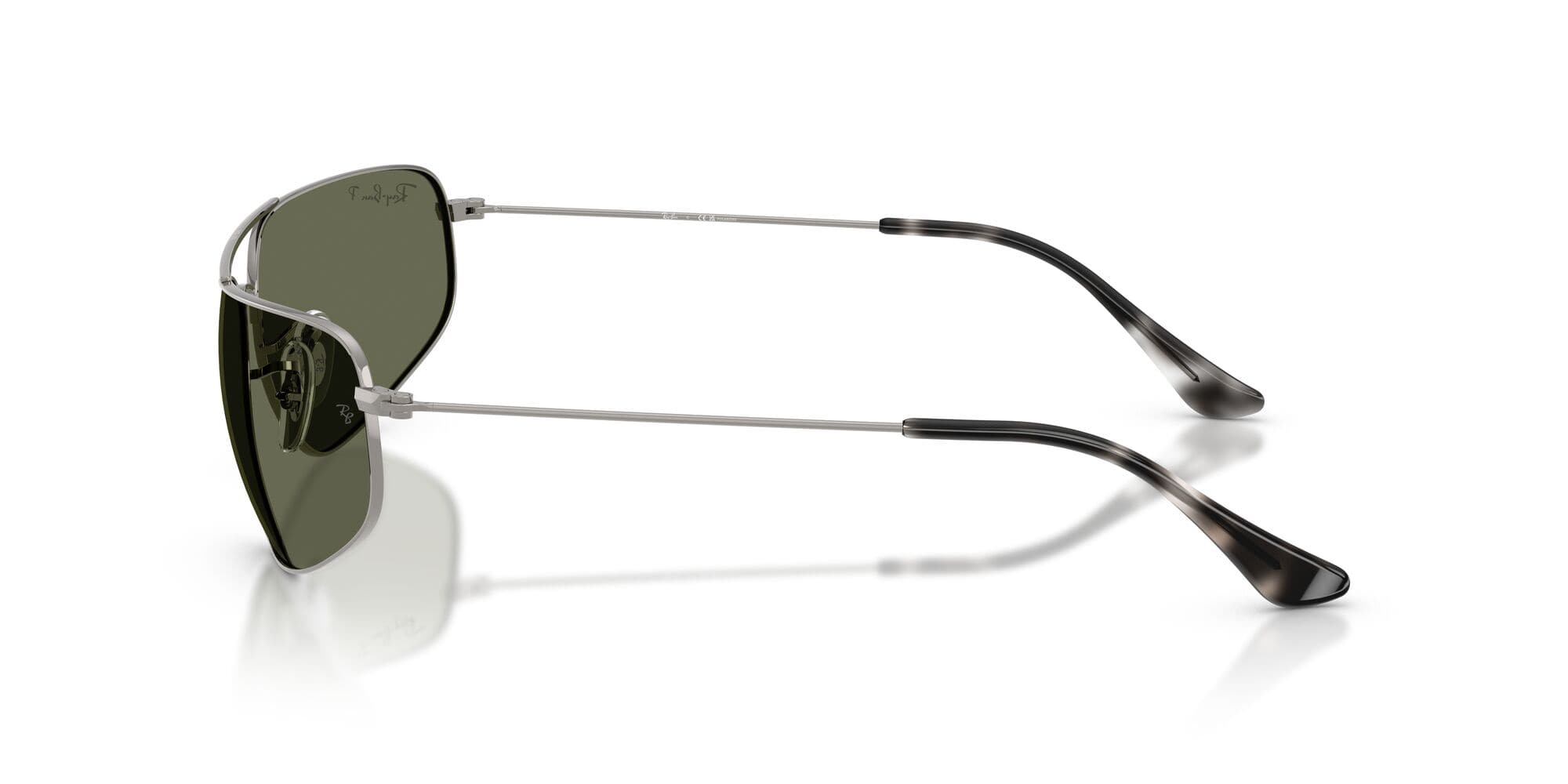 RB3780 004/58 size 63 gunmetal/green polarised lens