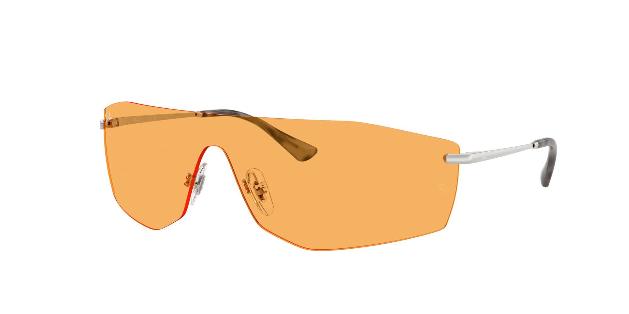 RB3781 003/85 silver/yellow lens