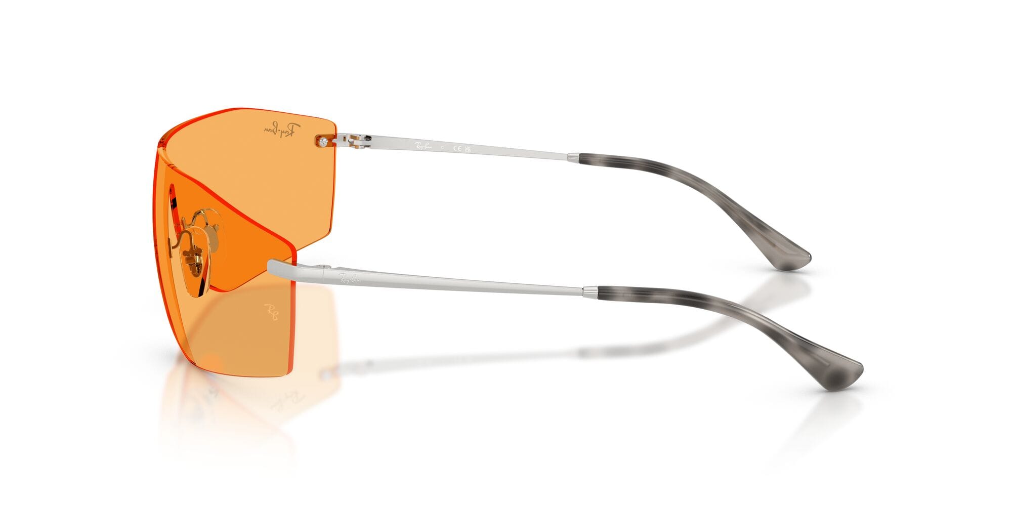 RB3781 003/85 silver/yellow lens