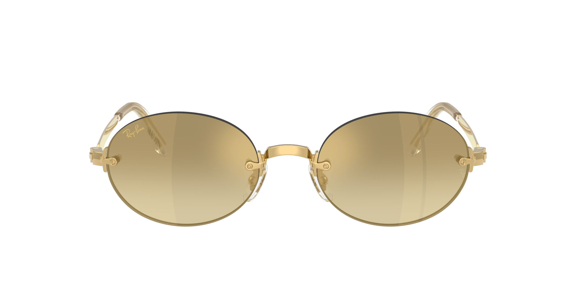RB3929 001/7I ASAP Rocky gold/brown gradient mirror