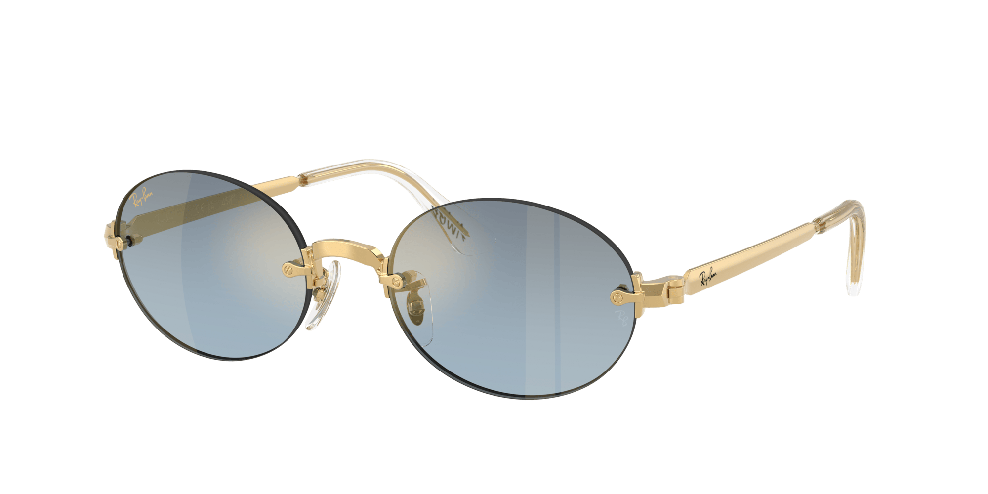RB3929 001/S2 ASAP Rocky arista gold/blue dark grey gradient lens