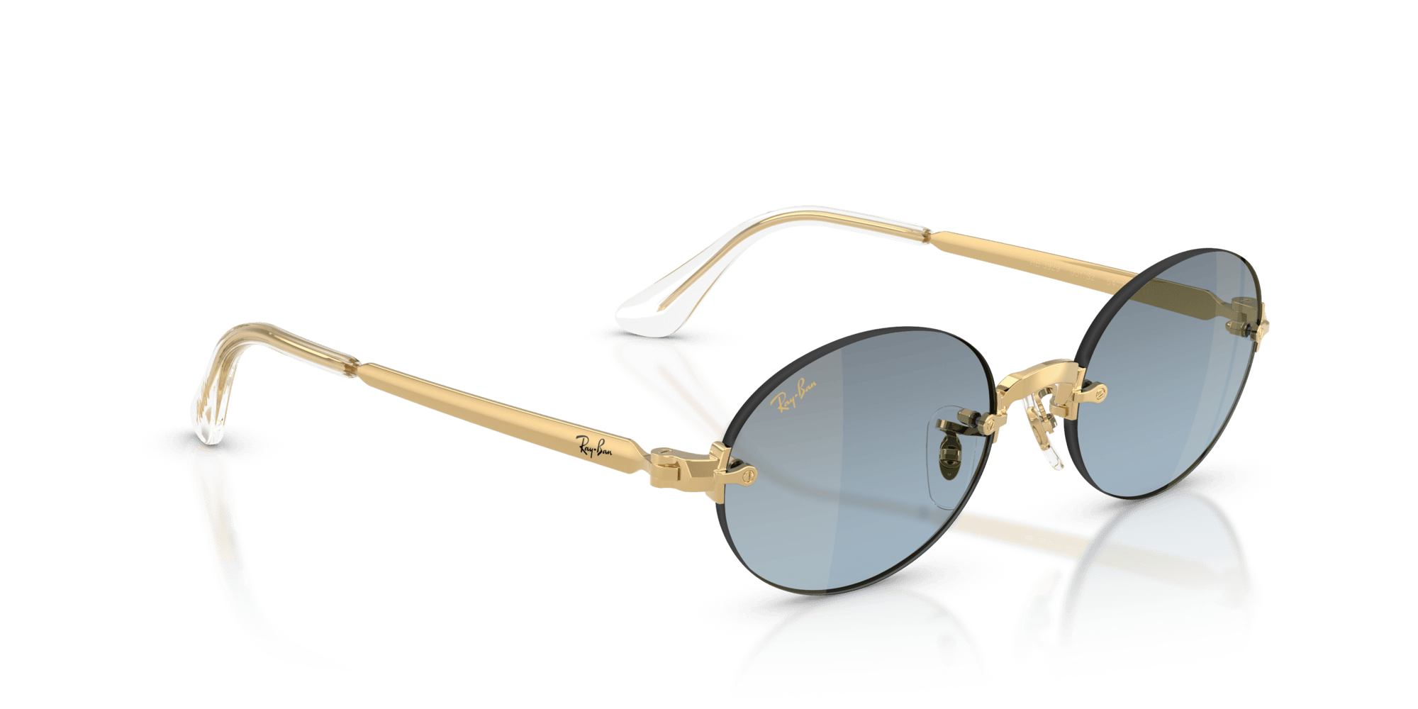 RB3929 001/S2 ASAP Rocky arista gold/blue dark grey gradient lens