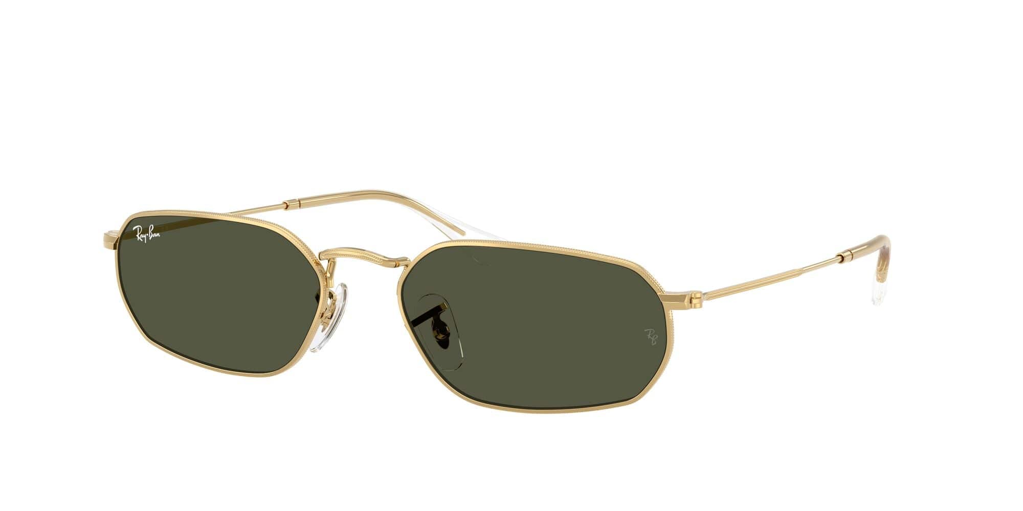 RB3947 001/31 size 54 gold/green lens