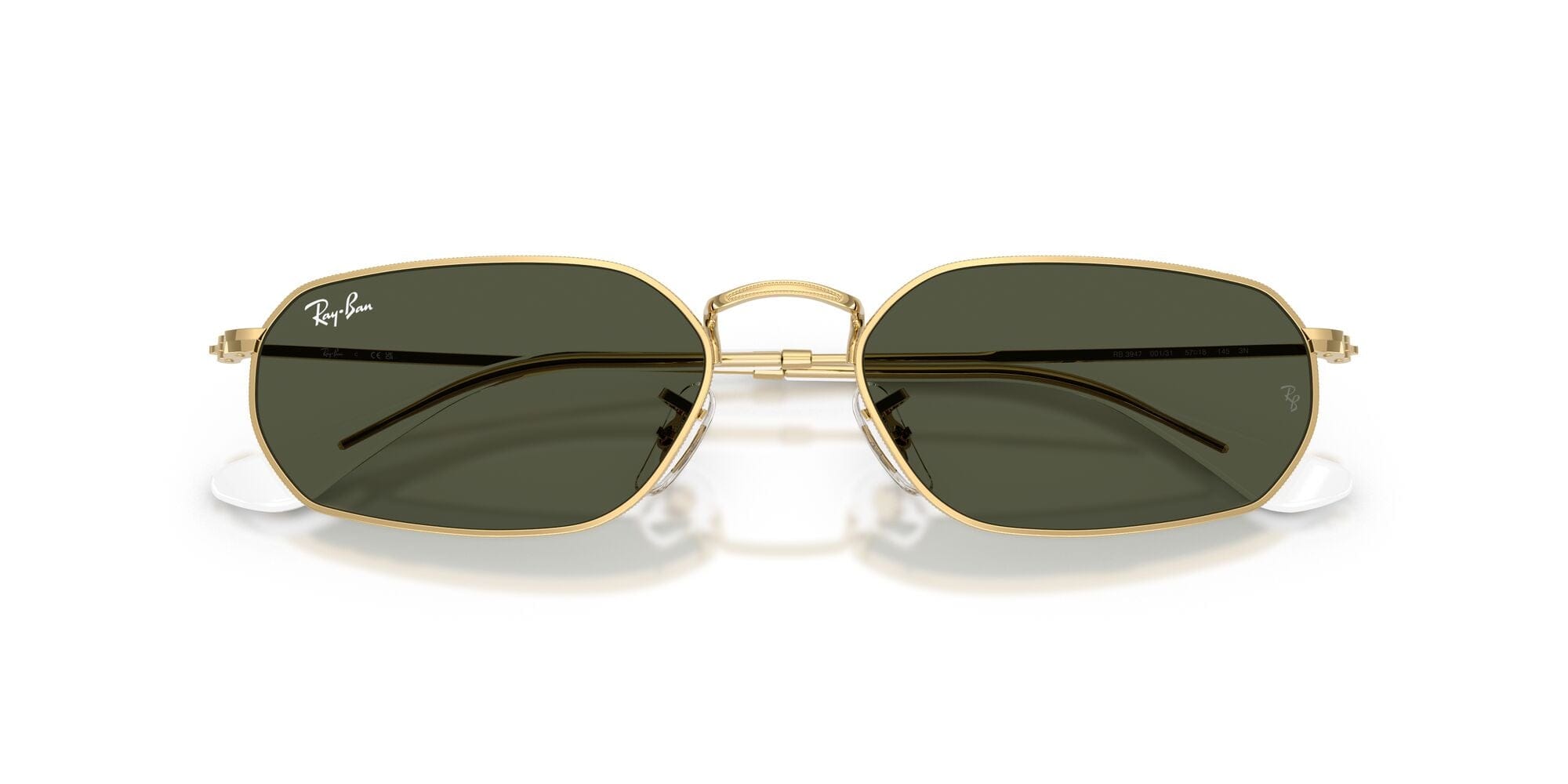 RB3947 001/31 size 54 gold/green lens
