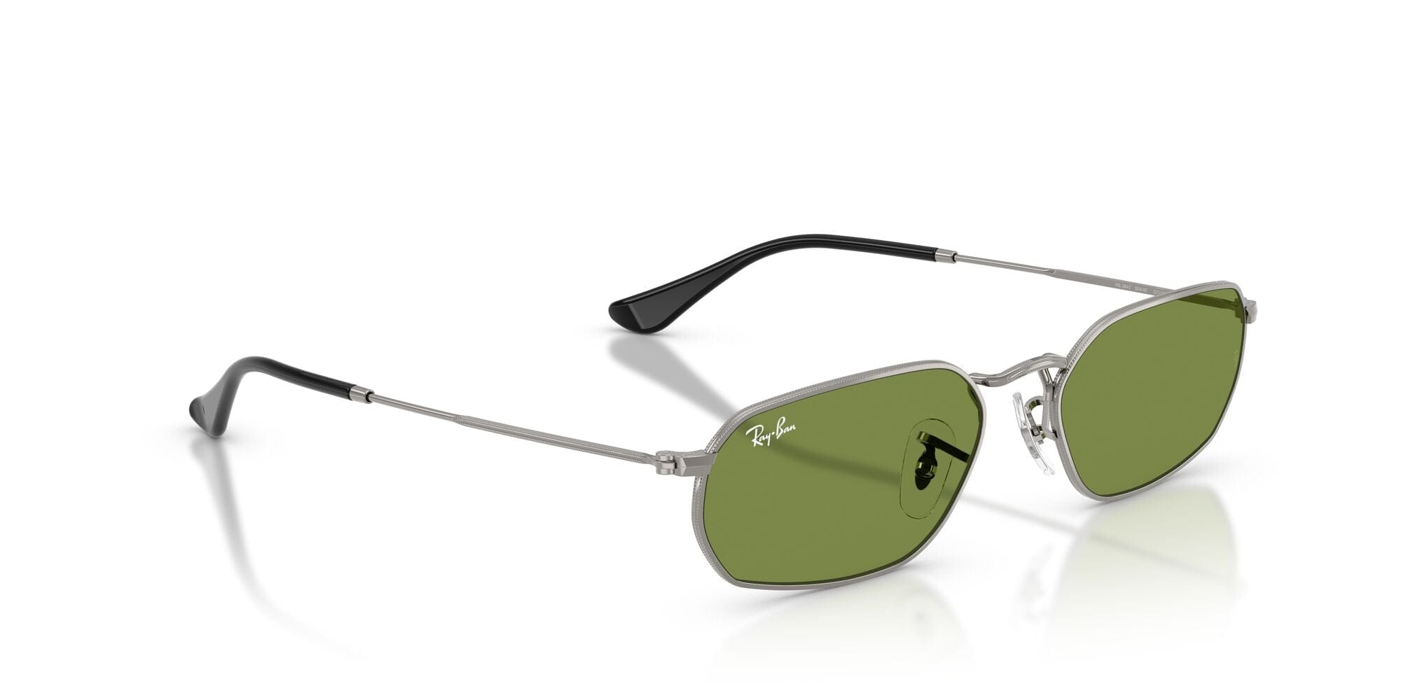 RB3947 004/4E size 54 gunmetal/green lens