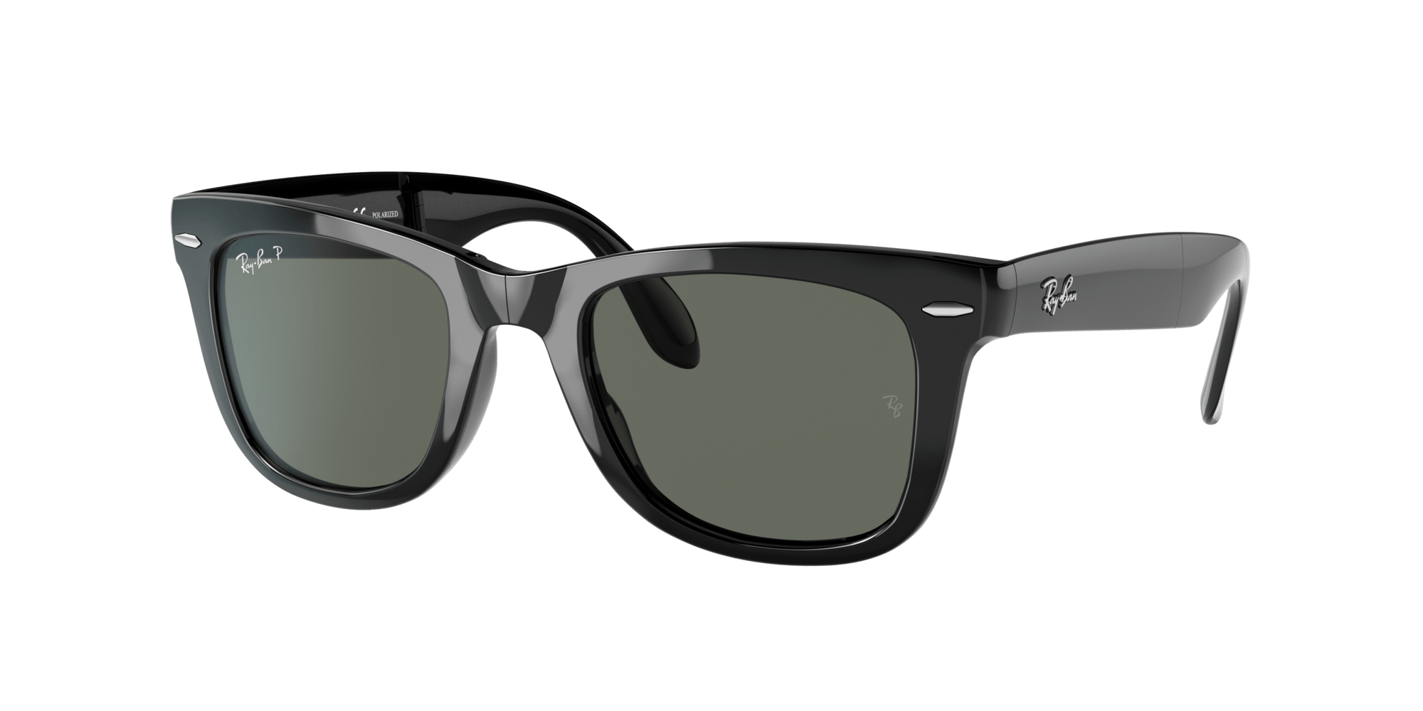 RB4105 601/58 size 50 black/G15 green polarised lens