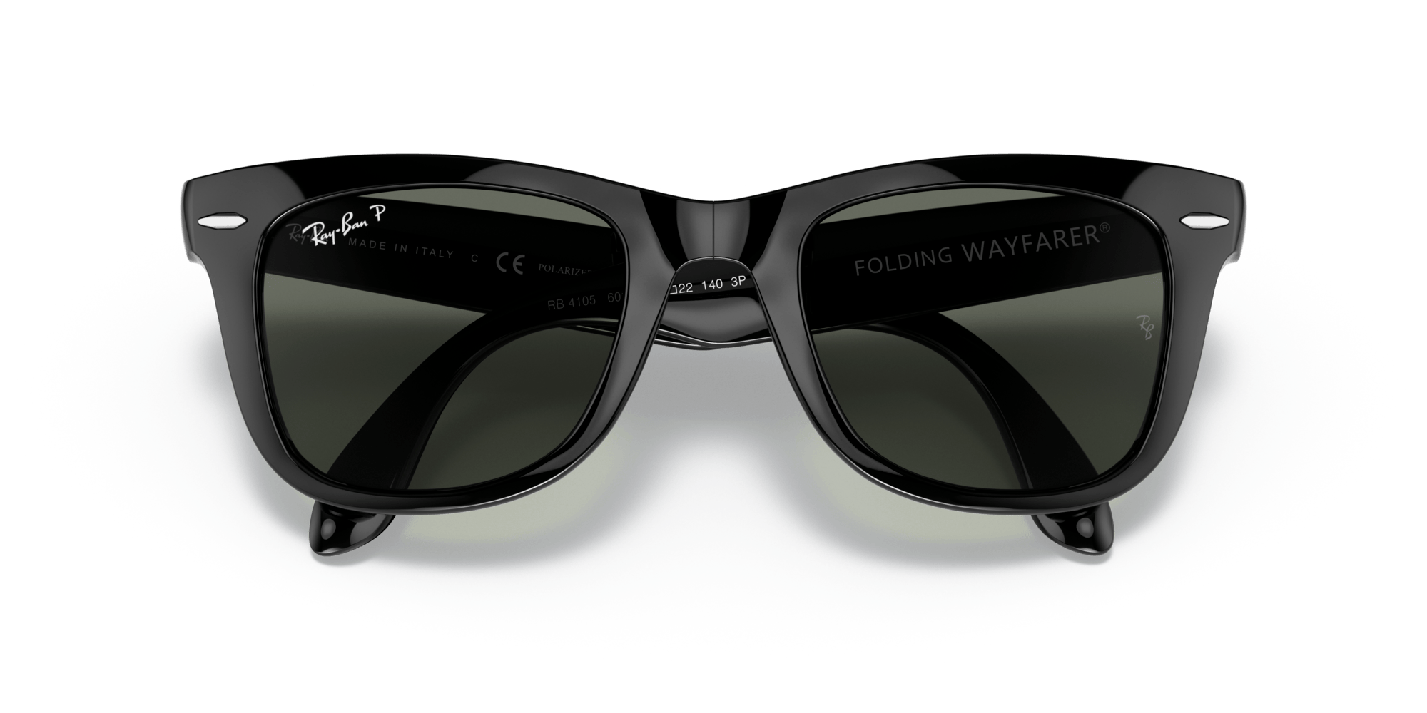 RB4105 601/58 size 50 black/G15 green polarised lens