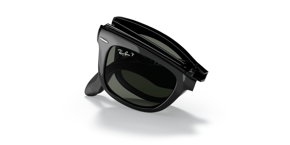 RB4105 601/58 size 50 black/G15 green polarised lens