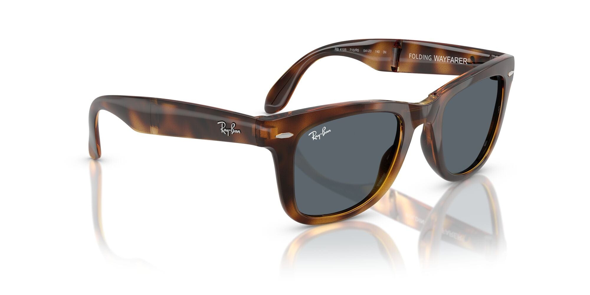 RB4105 710/R5 size 50  havana/ blue lens