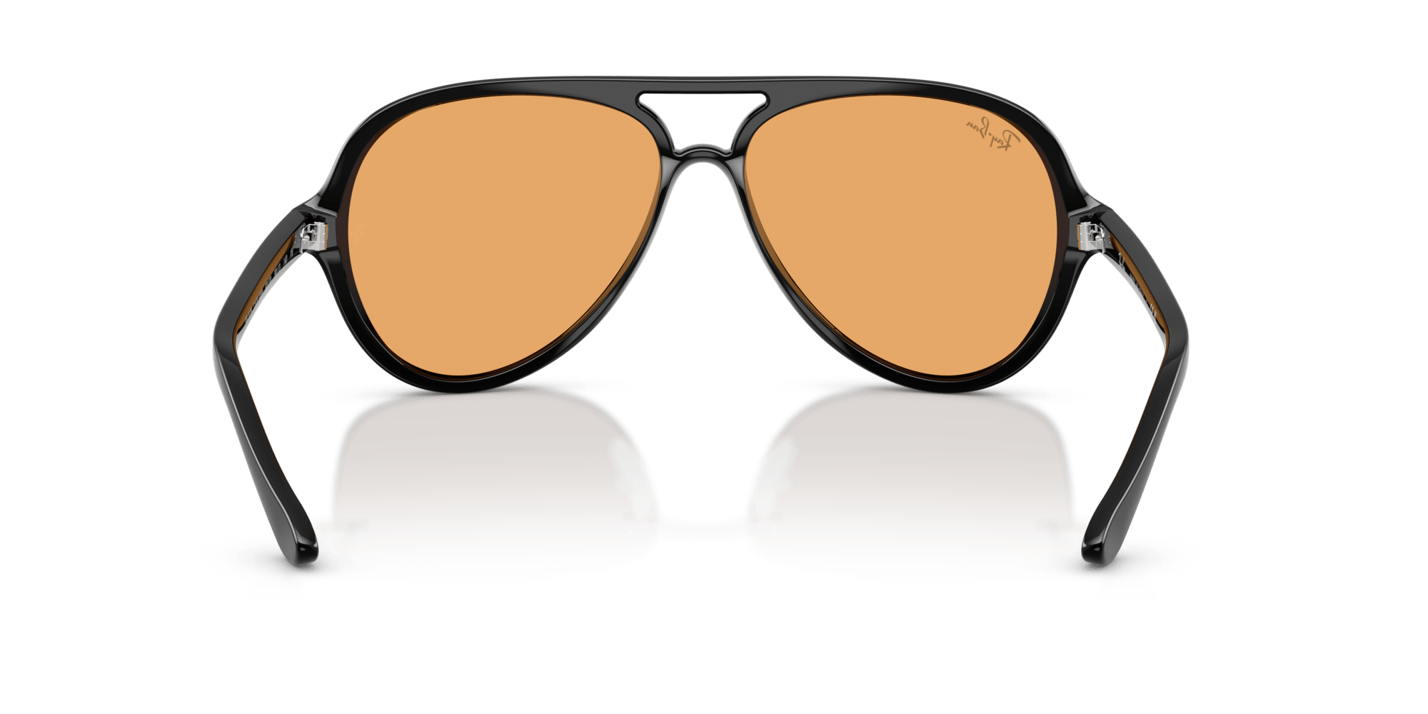 RB4125 601/33 black/orange lens