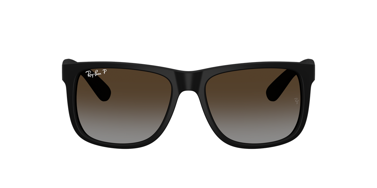 RB4165 622/T5 Justin size 51 matte black/grey gradient brown polarised lens