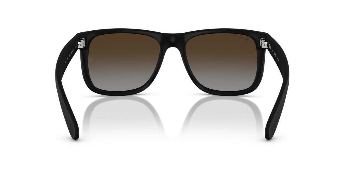 RB4165 622/T5 Justin size 51 matte black/grey gradient brown polarised lens