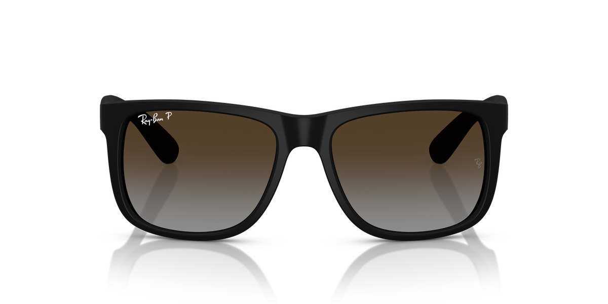 RB4165 622/T5 Justin size 51 matte black/grey gradient brown polarised lens