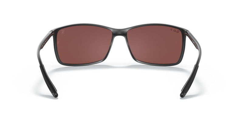 RB4179M F655H2 Ferrari matte black/purple mirror silver polarised lens