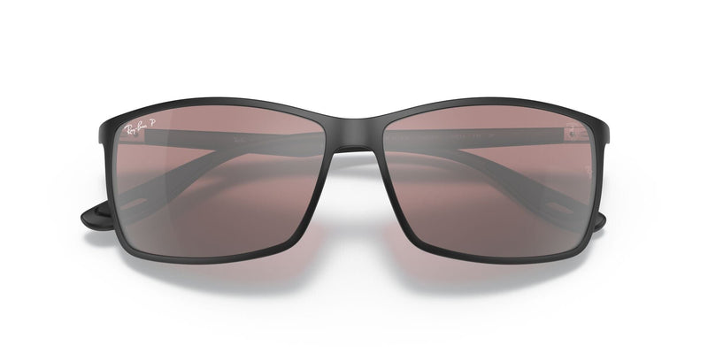 RB4179M F655H2 Ferrari matte black/purple mirror silver polarised lens