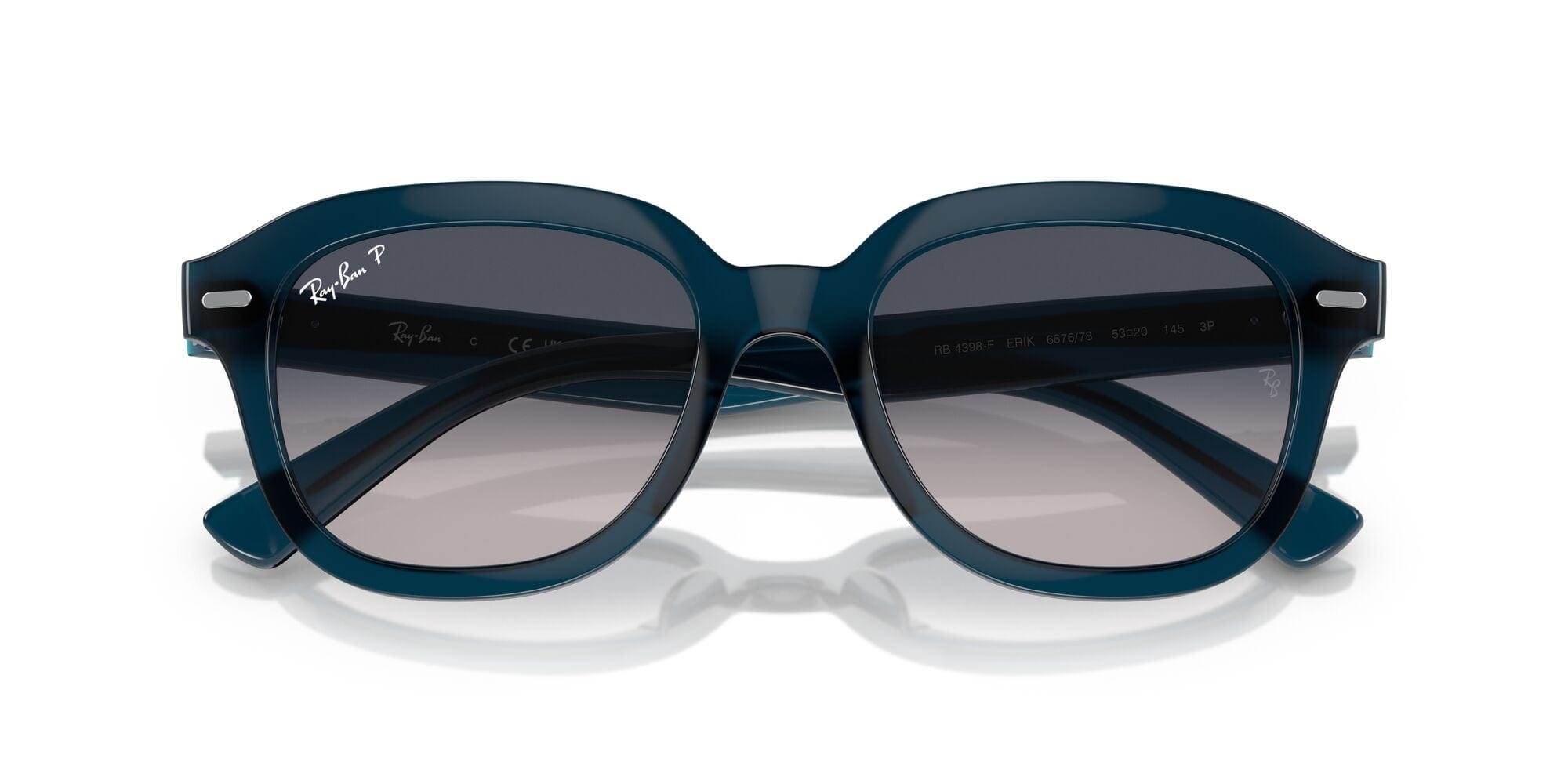 RB4398 667678 (53) opal dark blue/gradient blue polarised lens