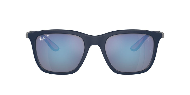 RB4433M F698H0 Ferrari matte blue/grey mirror blue polarised lens