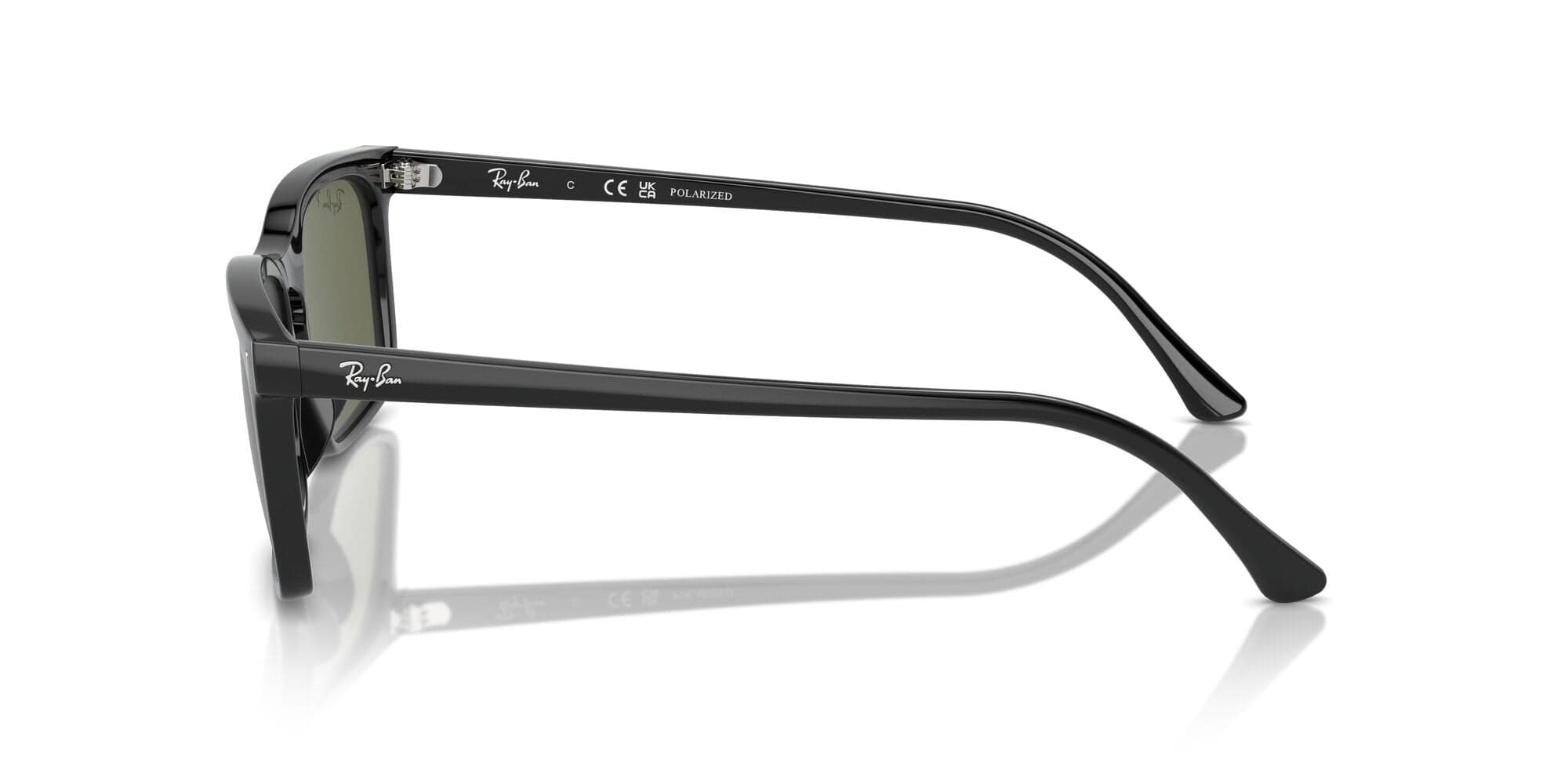 RB4435 901/58 (56) Black/Green polarised lens
