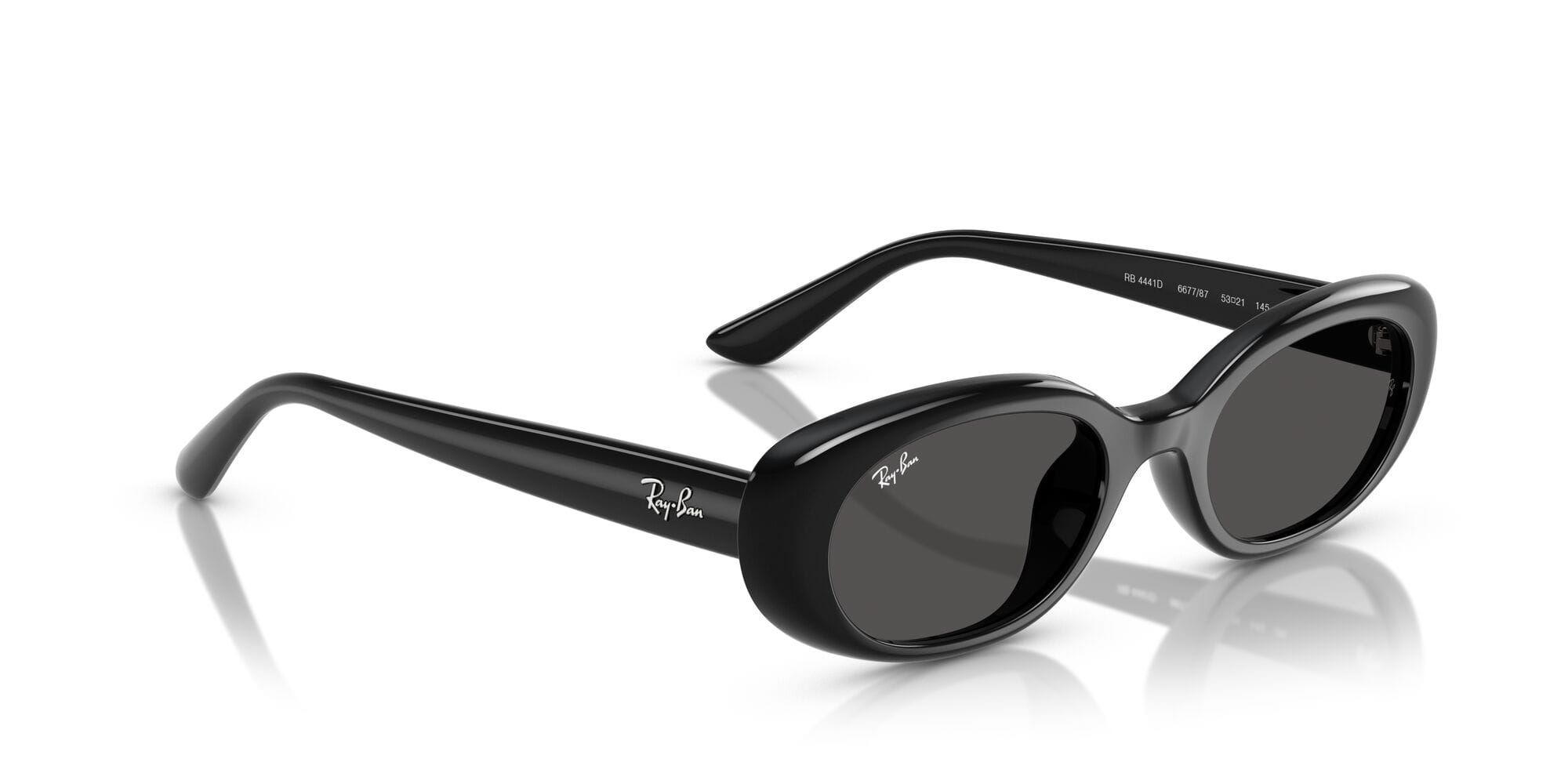 RB4441D 677787 transparent dark grey/dark grey lens
