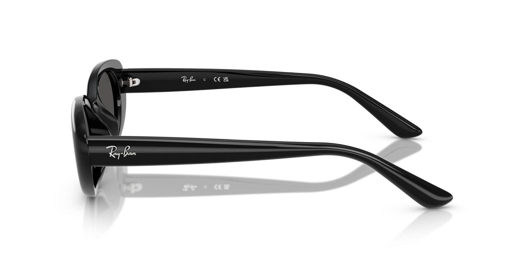 RB4441D 677787 transparent dark grey/dark grey lens