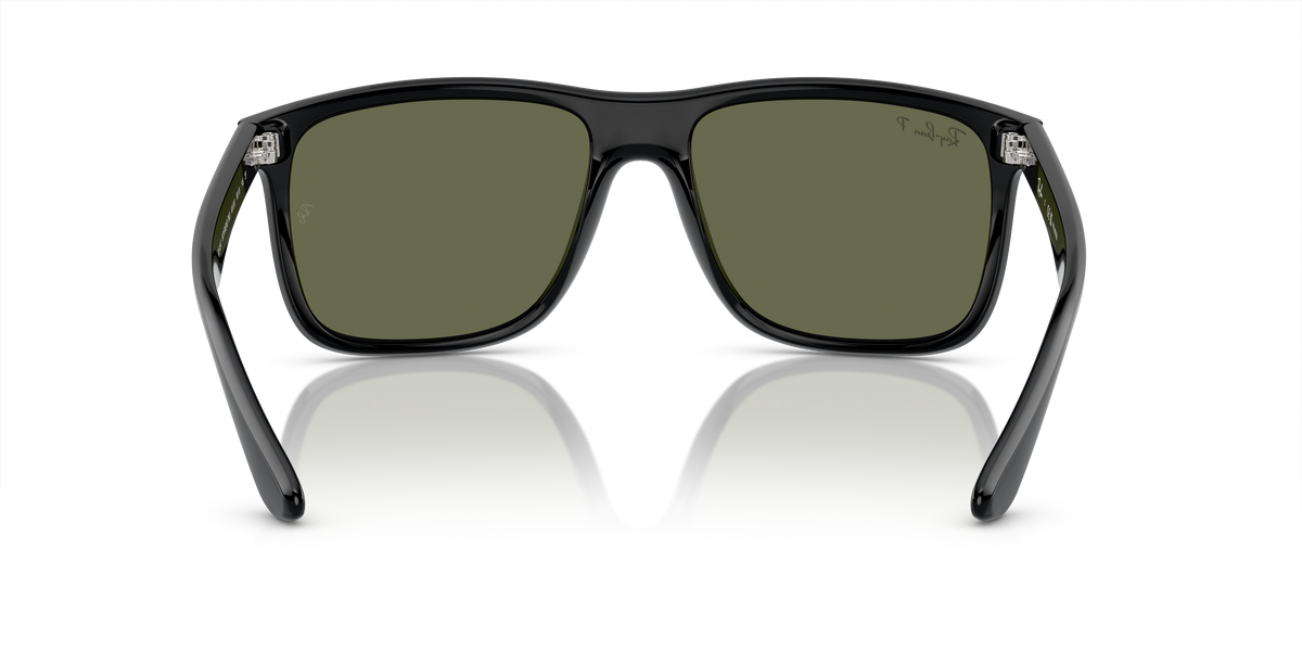RB4547 601/58 Boyfriend Two size 57 black/green polarised lens sunglasses