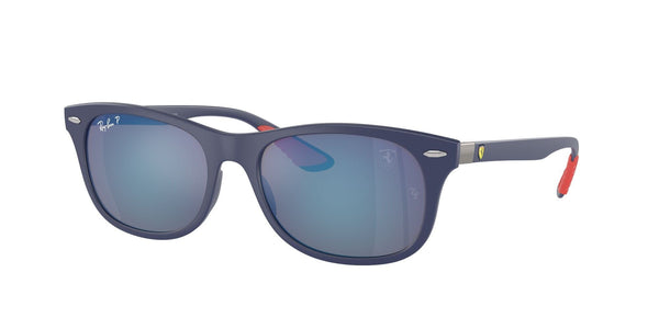 RB4607M F604H0 Ferrari matte black/grey mirror blue polarised lens