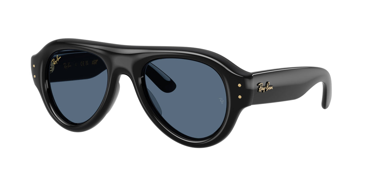 RB4925 601/80 ASAP rocky black/dark blue lens sunglasses
