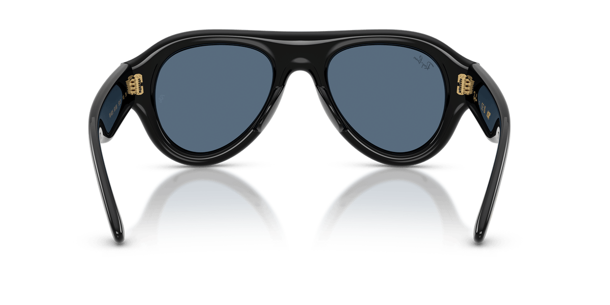 RB4925 601/80 ASAP rocky black/dark blue lens sunglasses