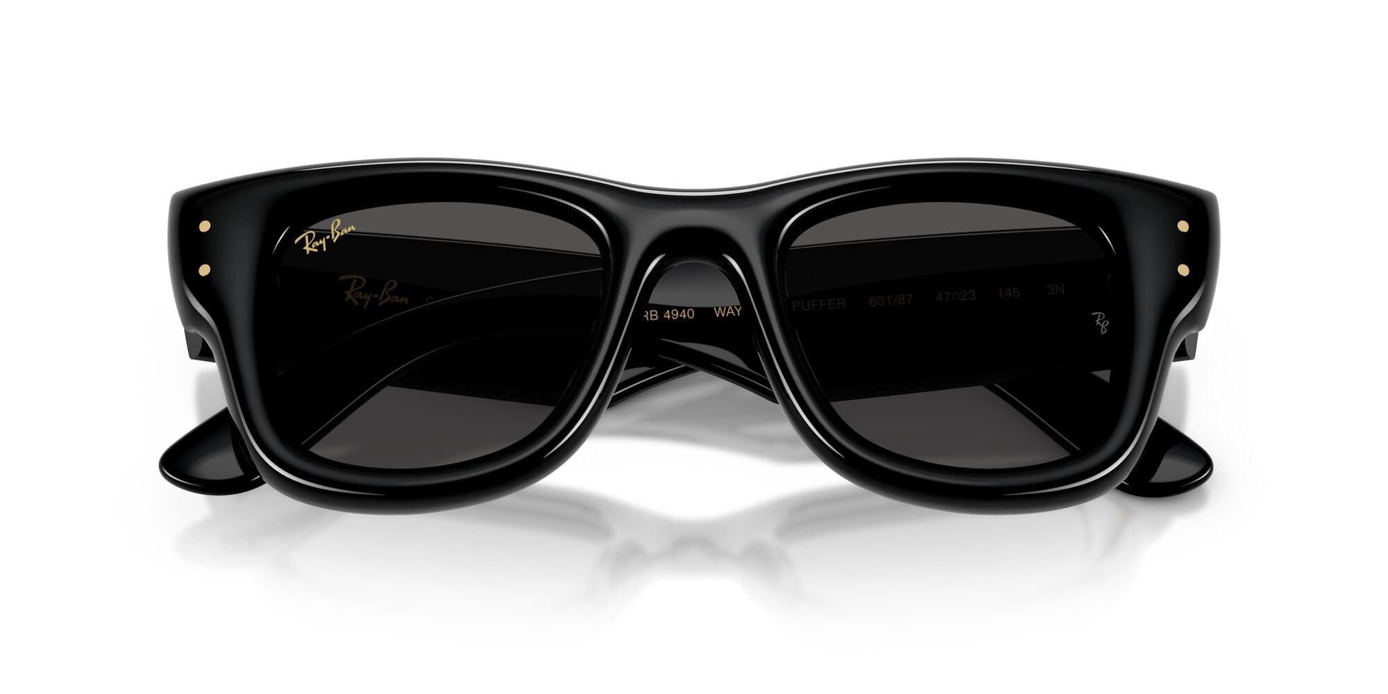 RB4940 601/87 size 47 Wayfarer Puffer black/ultra black lens