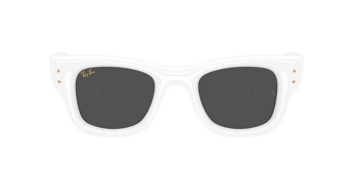 RB4940 671/87 size 50 Wayfarer Puffer white/ultra black lens