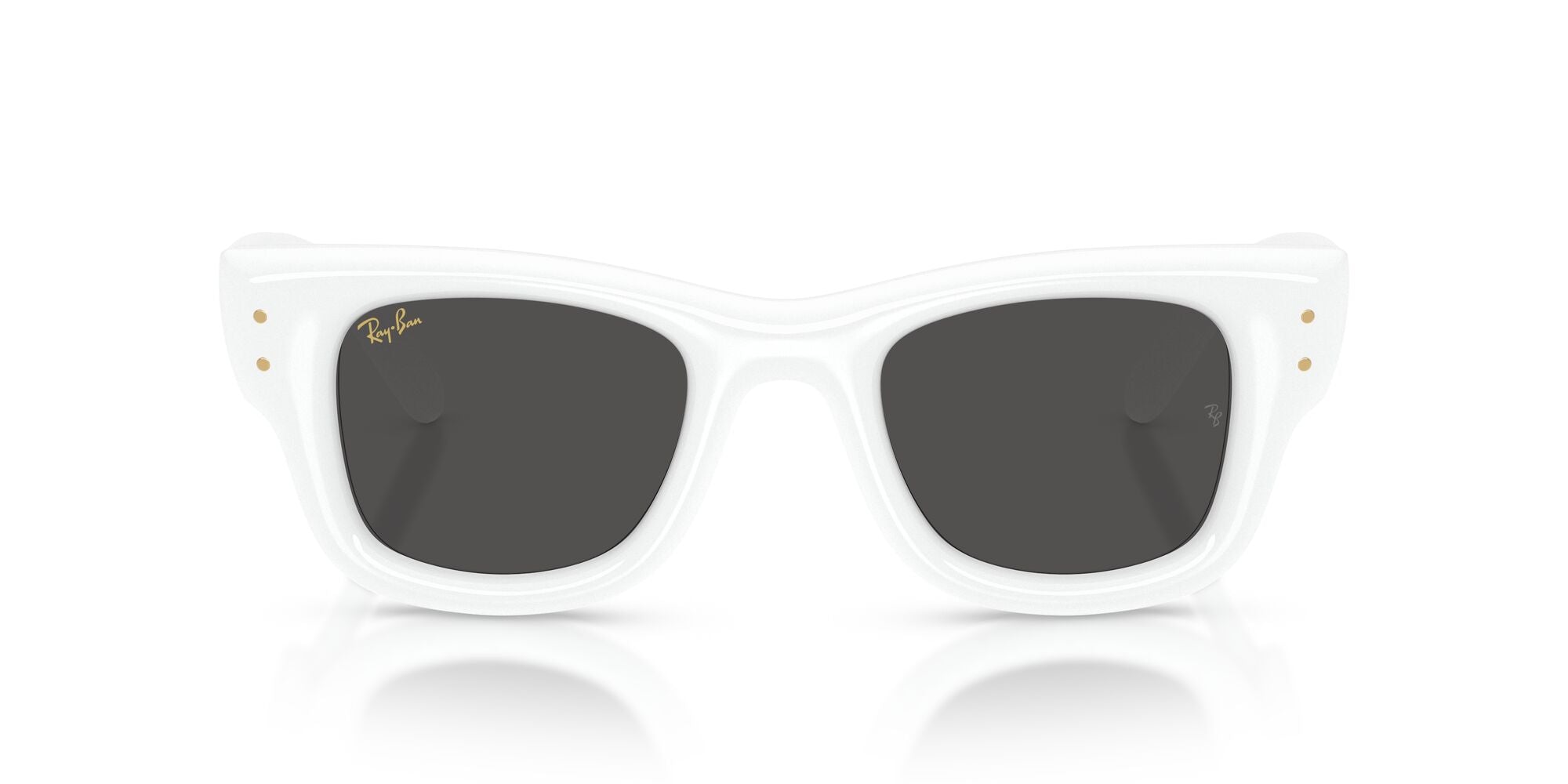 RB4940 671/87 size 47 Wayfarer Puffer white/ultra black lens