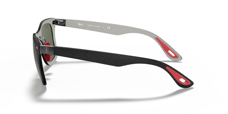 RB8395M F05471 Ferrari matte carbon/dark green lens