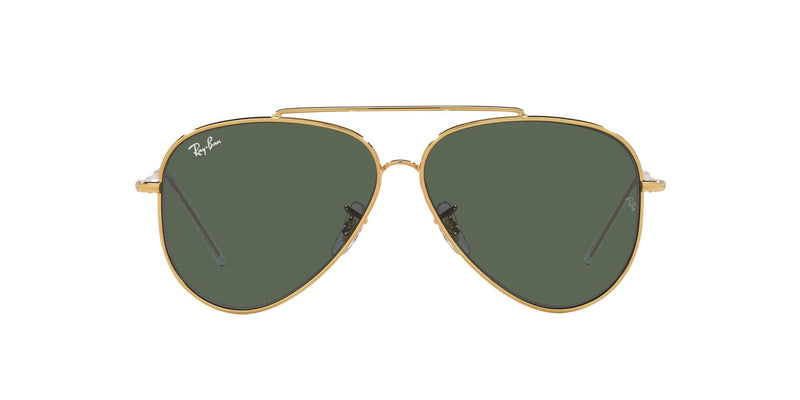 RBR0101S 001/VR (59) AVIATOR REVERSE ARISTA/DARK GREEN LENS