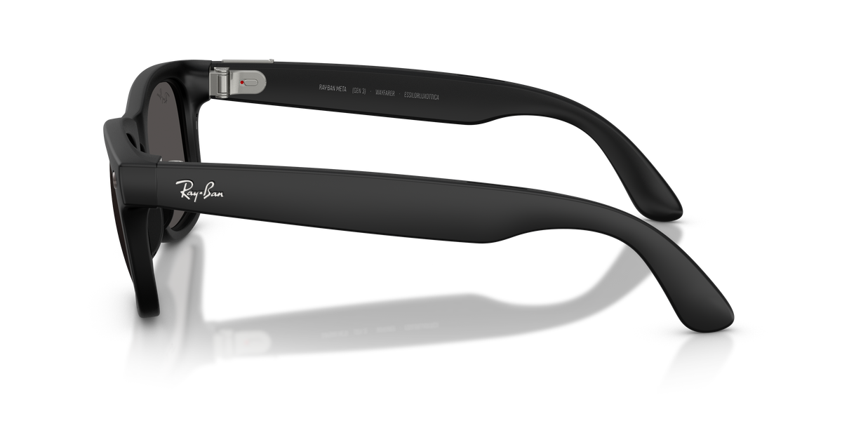 Meta Gen 3 smart glasses RW4011  601S87 size 53  wayfarer matte black/grey lens sunglasses