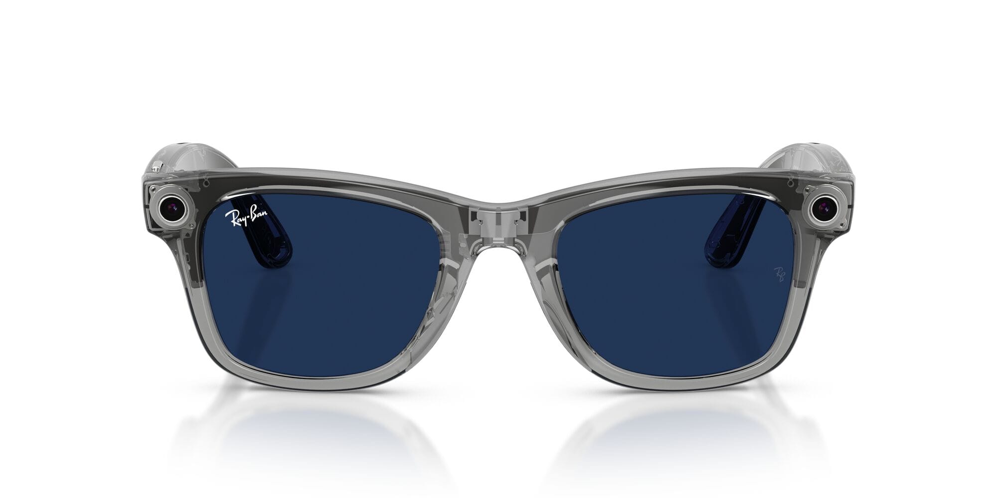 RW4012 Gen 2 Wayfarer 6840MF size 50 shiny transparent grey/clear to sapphire transition lens