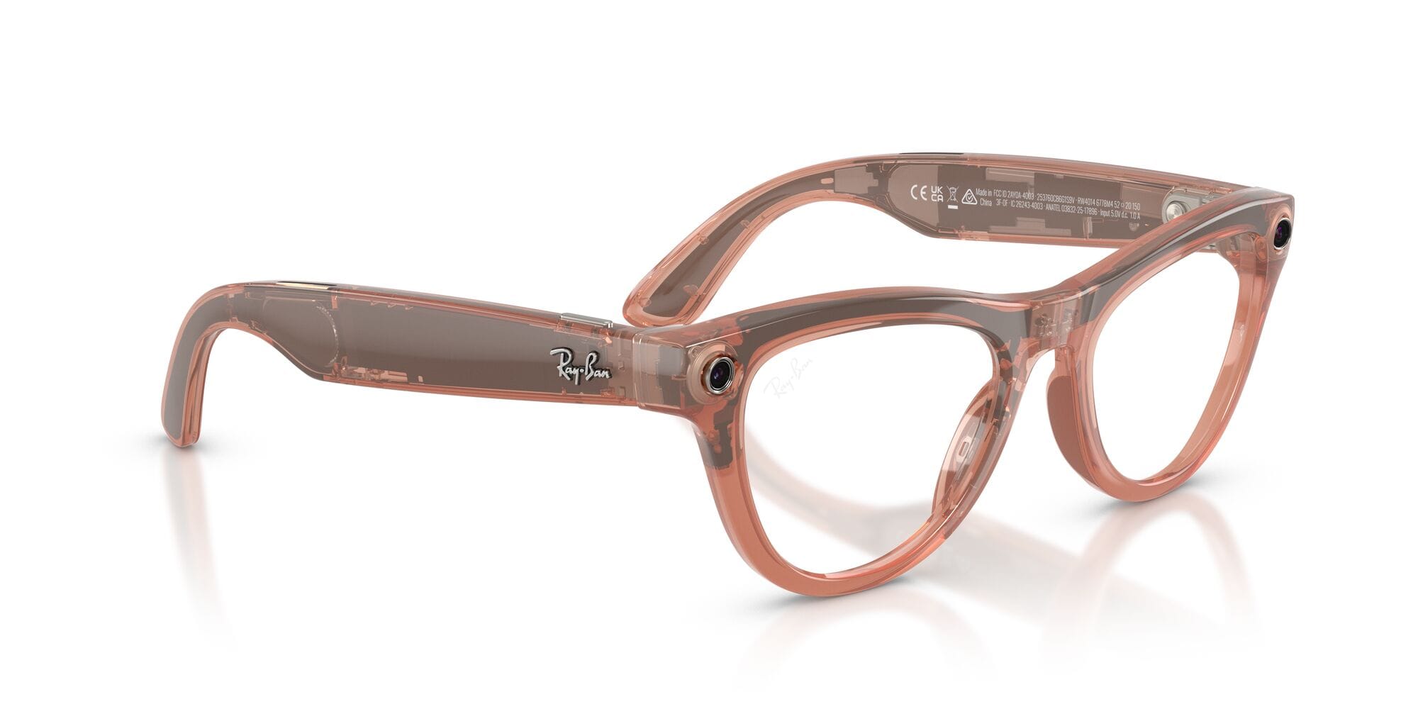 Meta Skyler Gen 2 RW4014 6778M4 size 52  transparent pink/transition lens