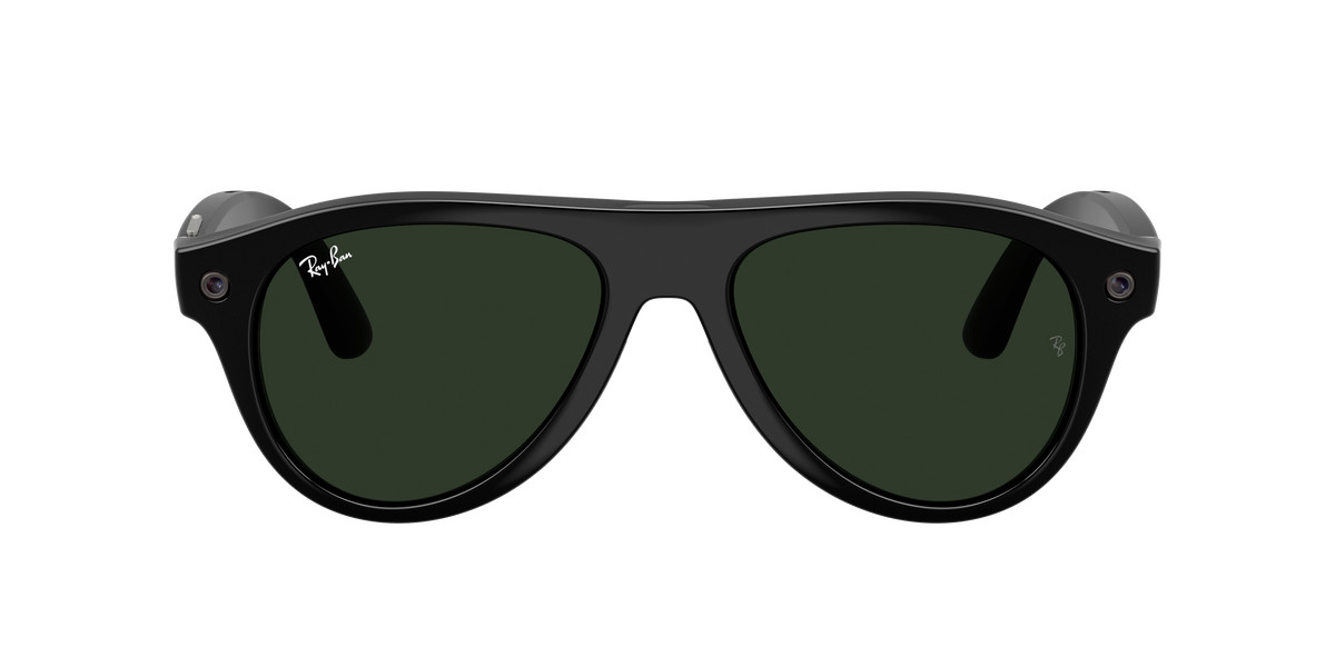 Meta Gen 3 smart glasses RW4016 601/1m size 54 Aviator black/transition green lens sunglasses