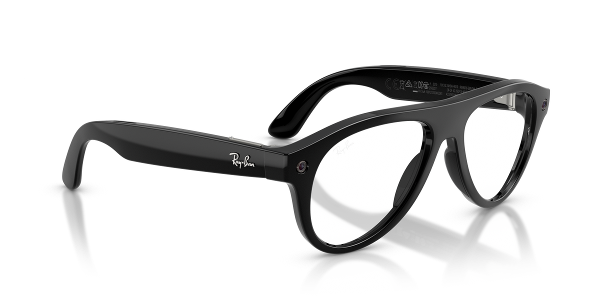 Meta Gen 3 smart glasses RW4016 601/1m size 54 Aviator black/transition green lens sunglasses
