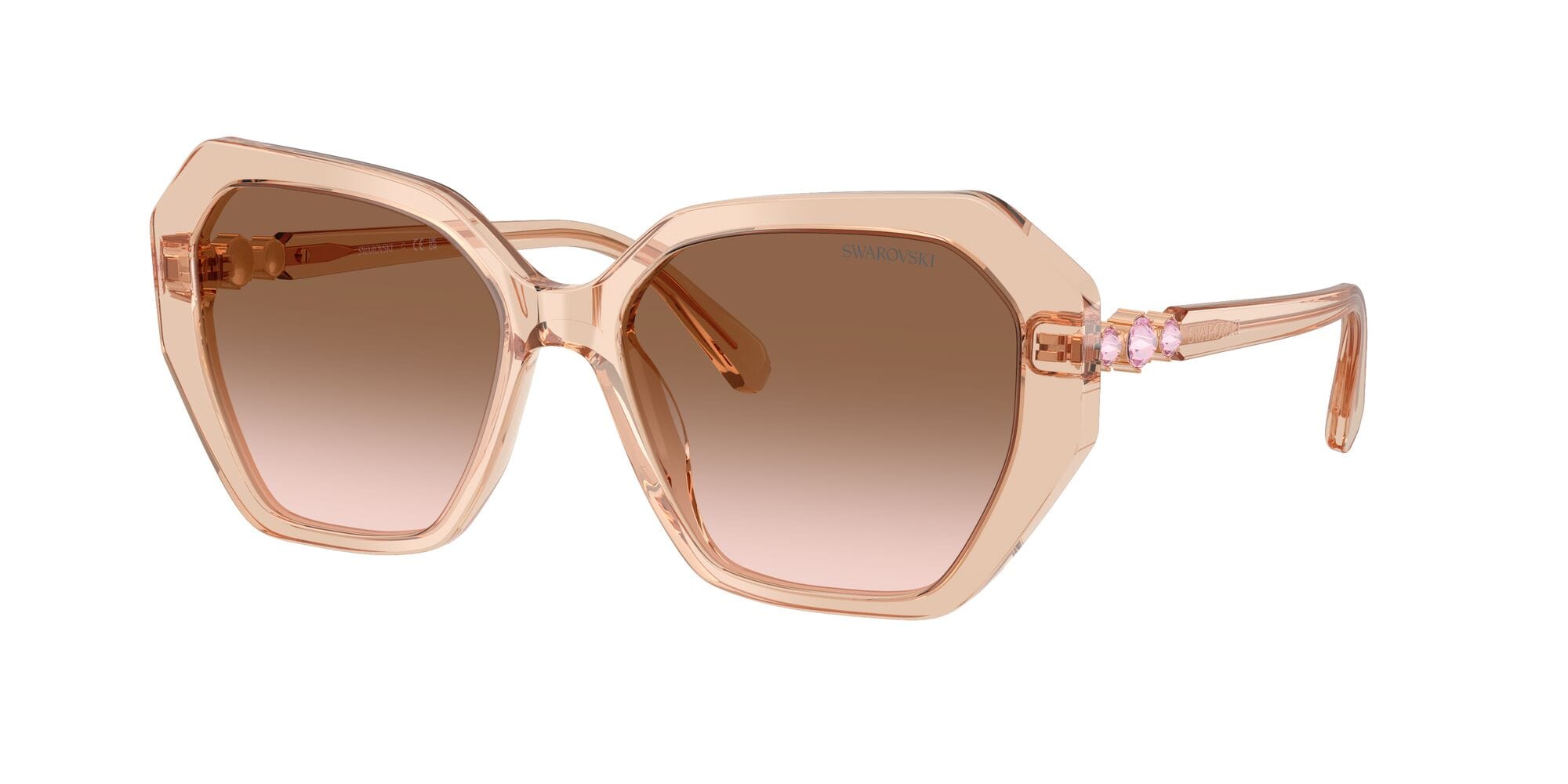 SK6017 106313 transparent beige/gradient brown lens