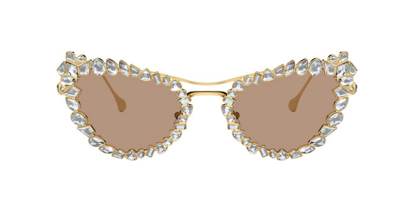 SK7011 402263 gold frame crystal clip on