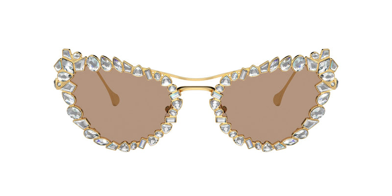 SK7011 402263 CRYSTALS CLIP ON GOLD