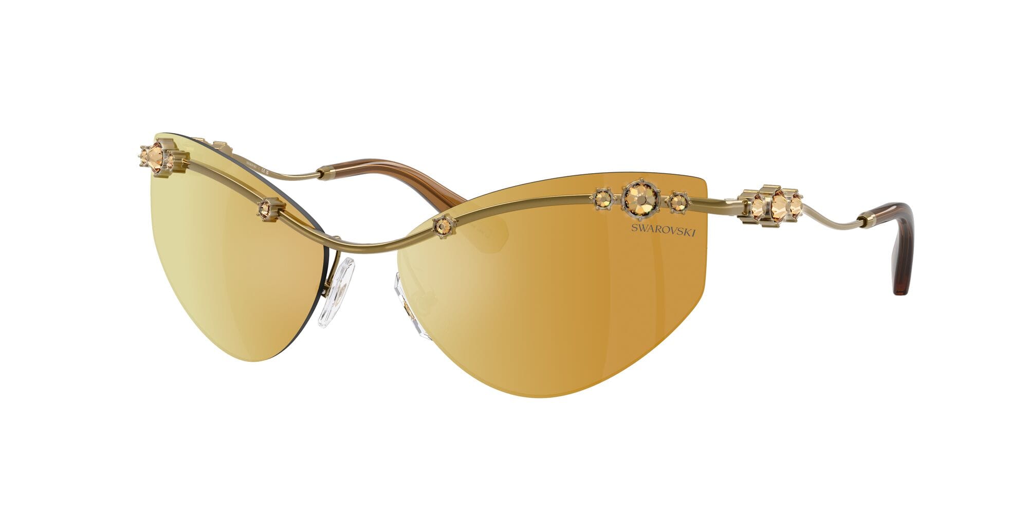 SK7039 40427P gold brown/mirrored gold lens