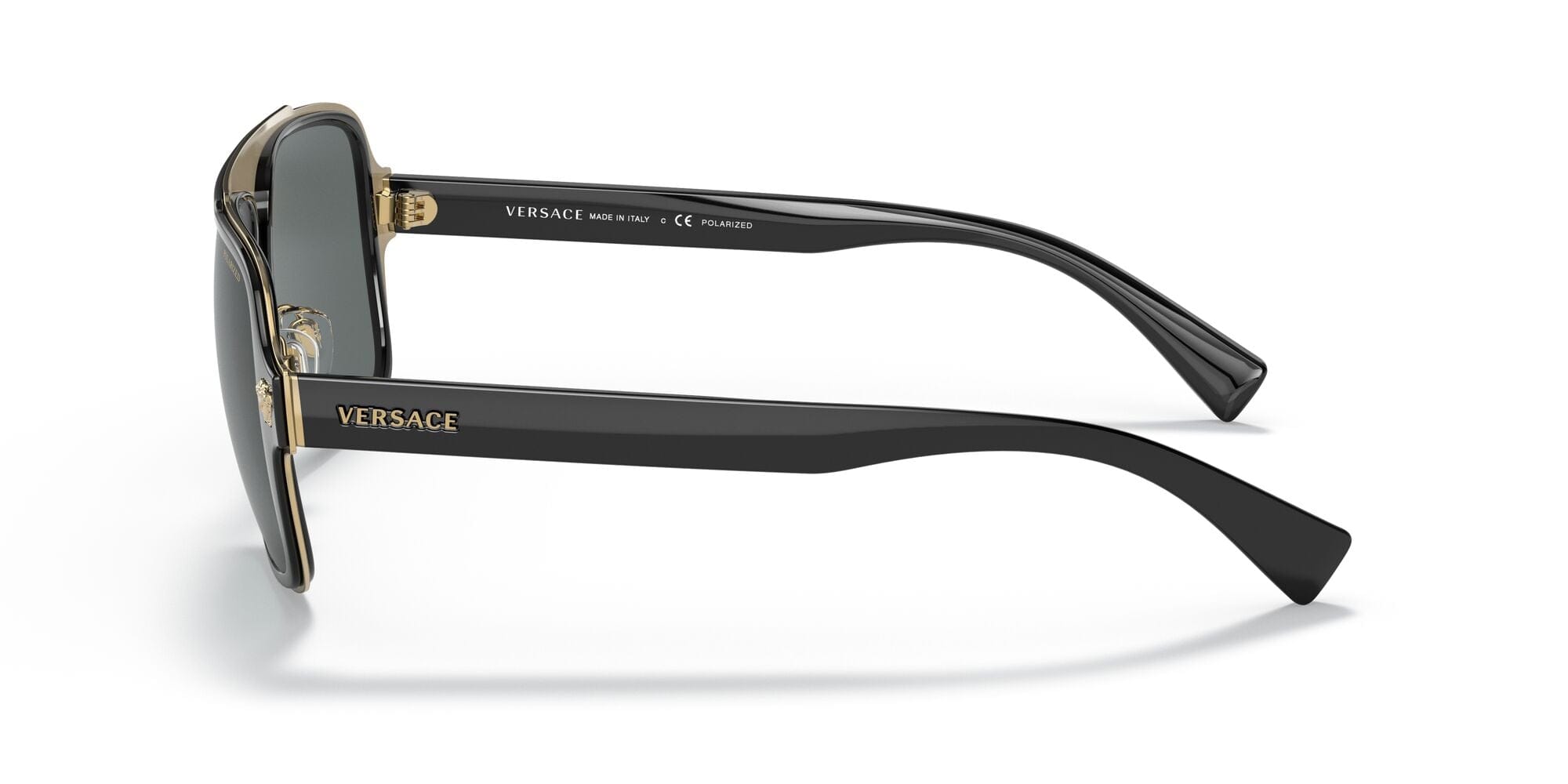 VE2199 100281 black gold/grey polarised lens
