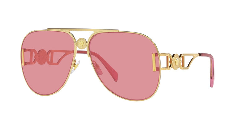 VE2255 1002A4 GOLD/PINK LENS