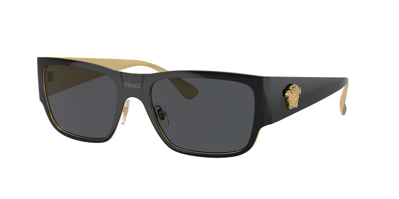VE2262 143387 black frame gold logo/grey lens