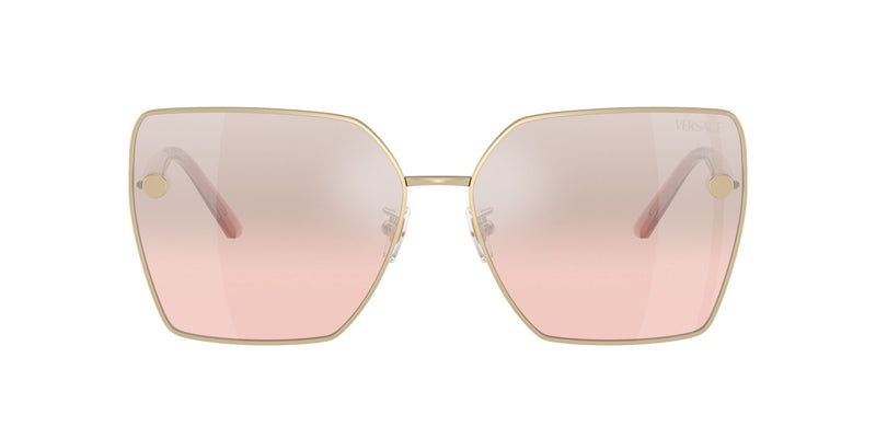 VE2270D 12527E pale gold/light pink mirror gradient silver lens