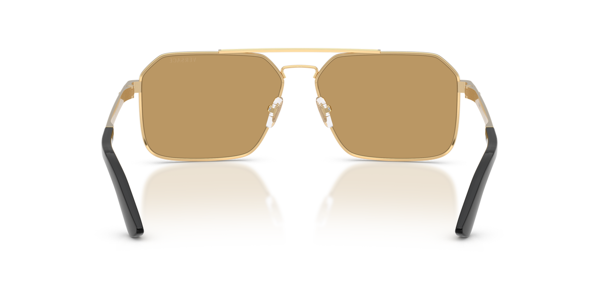VE2306 152313 gold/brown lens sunglasses