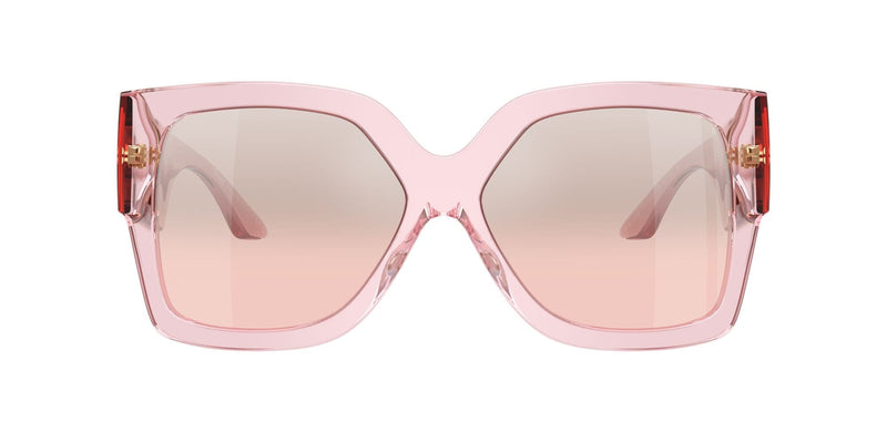 VE4402 54727e Transparent pink/ Light pink silver mirror