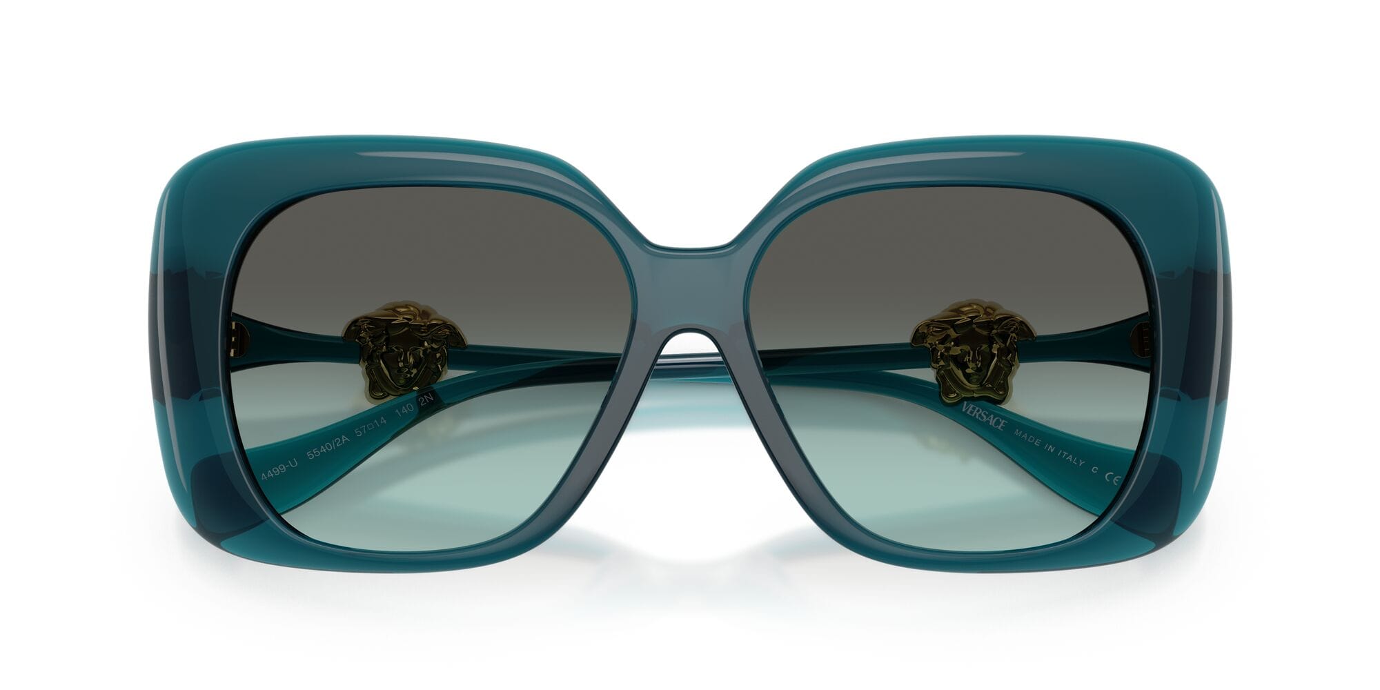 VE4499U 55402A transparent blue/green gradient lens