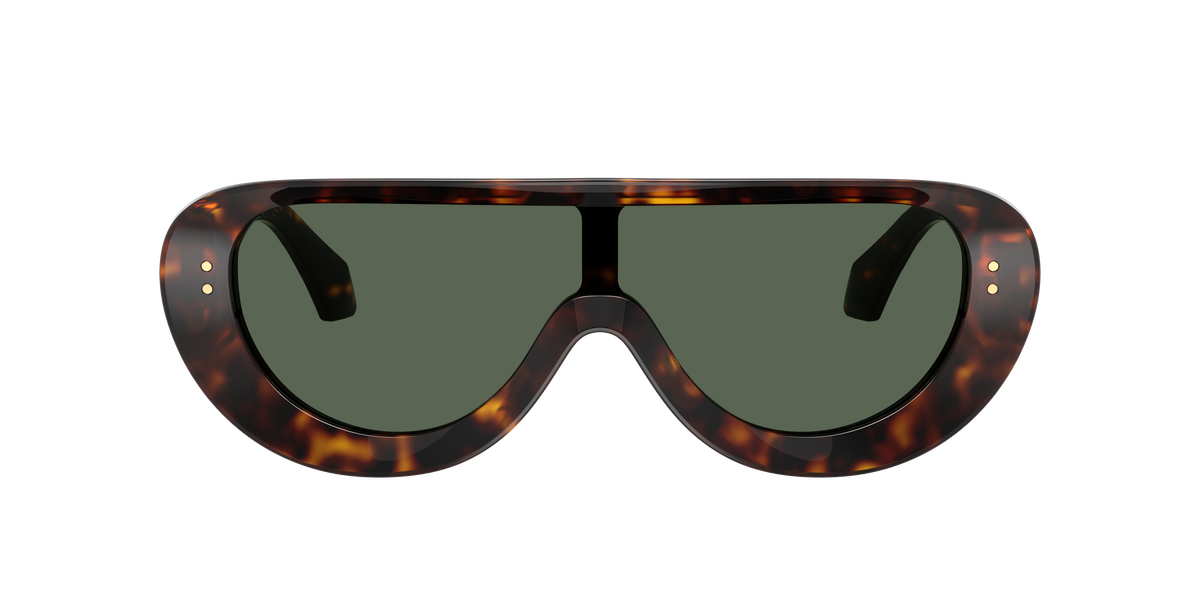 VE4521U 108/71 dark havana/green lens sunglasses